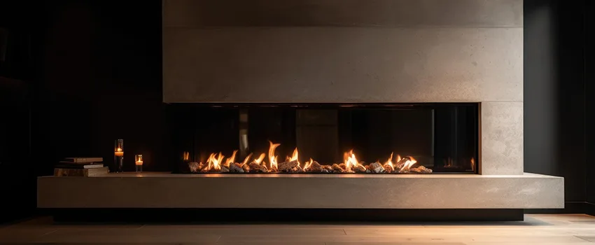 Gas Fireplace Ember Bed Design Services in Pinewood, Florida