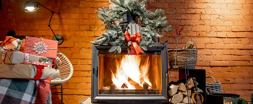 Travis Industries Linear Gas Fireplace Installation in Pinewood, Florida