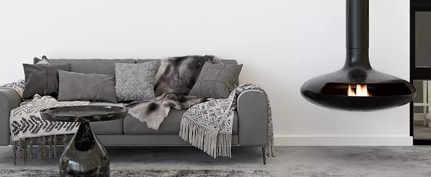 Circular Hanging Fireplace Installation Services in Pinewood, FL