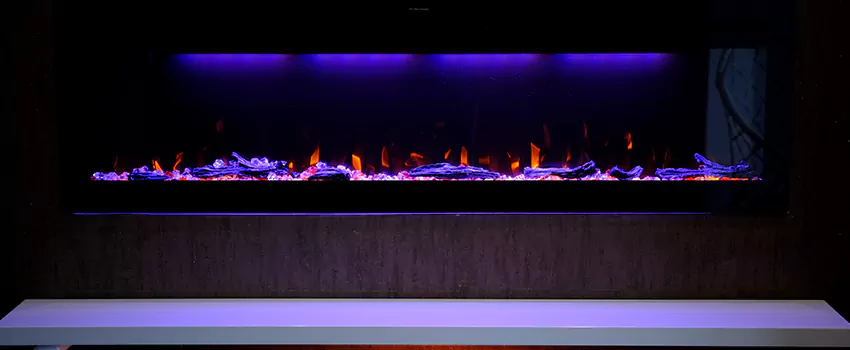 Dynamic Flame Color Fireplace Installation in Pinewood, FL