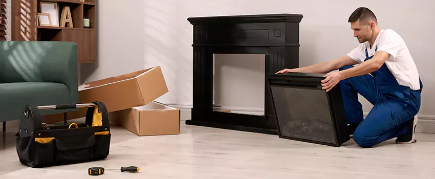 Old Rusted Metal Fireplace Repair And Replacement in Pinewood, FL